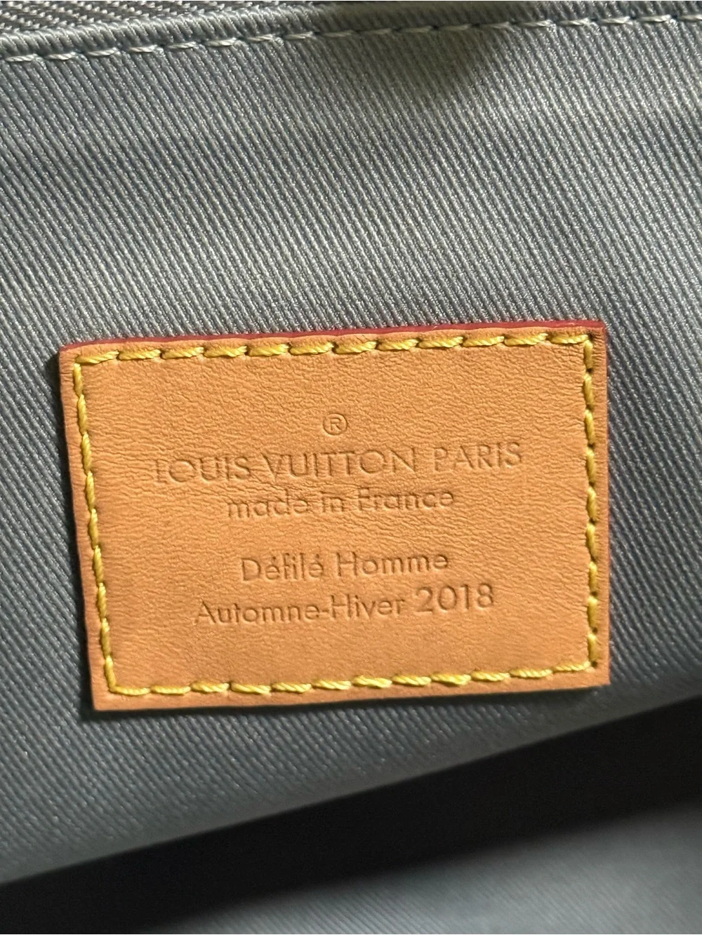 LOUIS VUITTON Monogram Titanium Keepall Bandouliere 50 Boston Bag